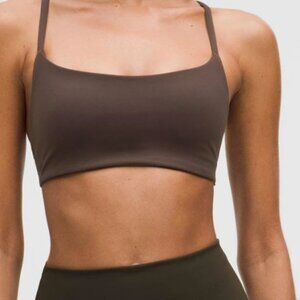 Lululemon Wunder Train Strappy Racer Bra Espresso
